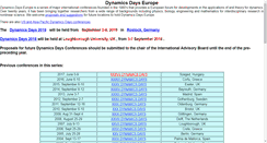 Desktop Screenshot of dynamicsdays.org