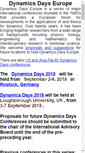 Mobile Screenshot of dynamicsdays.org
